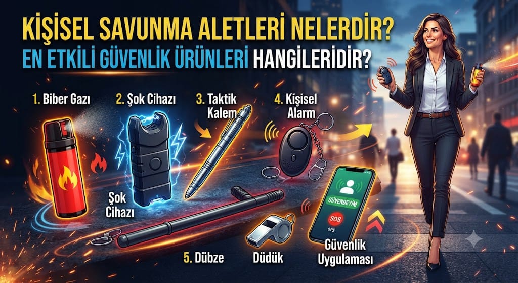 Kişisel Savunma Aletleri Nelerdir? En Etkili Güvenlik Ürünleri Hangileridir?