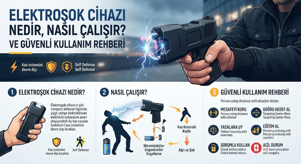 Elektroşok Cihazı Nedir, Nasıl Çalışır? Güvenli Kullanım Rehberi