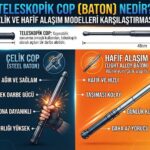 Teleskopik Cop Nedir? Çelik ve Hafif Alaşım Cop Modelleri Arasındaki Farklar