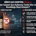 Biber Gazının Son Kullanma Tarihi Olur mu? Bozulduğu Nasıl Anlaşılır?