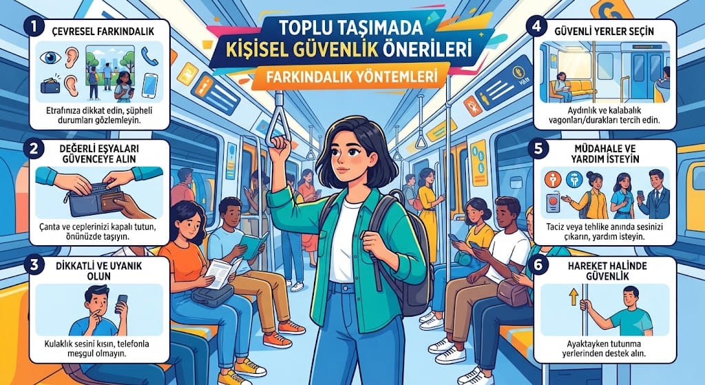 Toplu Taşımada Kişisel Güvenlik Önerileri ve Farkındalık Yöntemleri