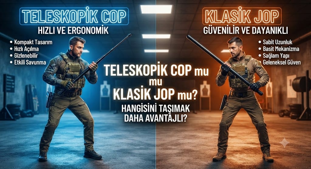 Teleskopik Cop mu Klasik Jop mu? Hangisini Taşımak Daha Avantajlı?