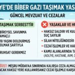 Türkiye’de Biber Gazı Taşımak Yasal mı? Güncel Mevzuat ve Cezalar