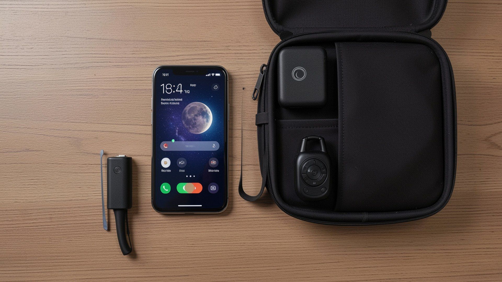 Gece yalnız yürürken: akıllı telefon, küçük powerbank